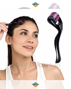 Derma Roller With 0.5 MM Titanium Microneedles  (Pack of 1 )