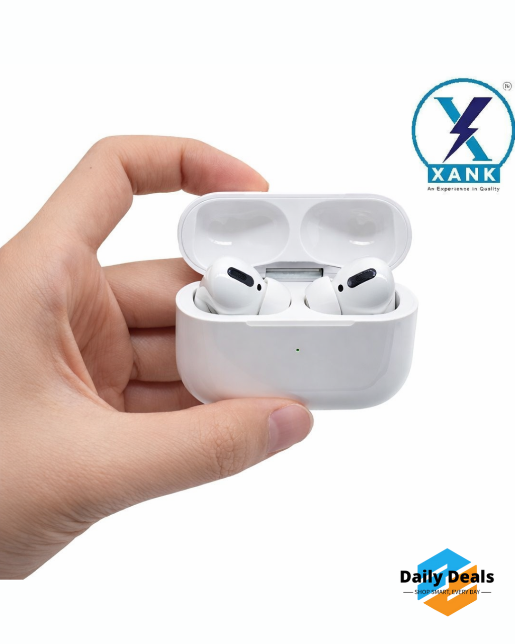 XANK Air-pods Pro with Wireless Charging Case with Sensor Enabled Bluetooth Headset (White, True Wireless)