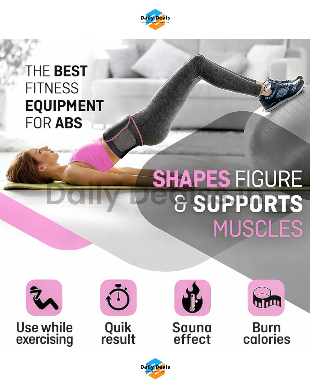 Adjustable Waist Trimmer Belt