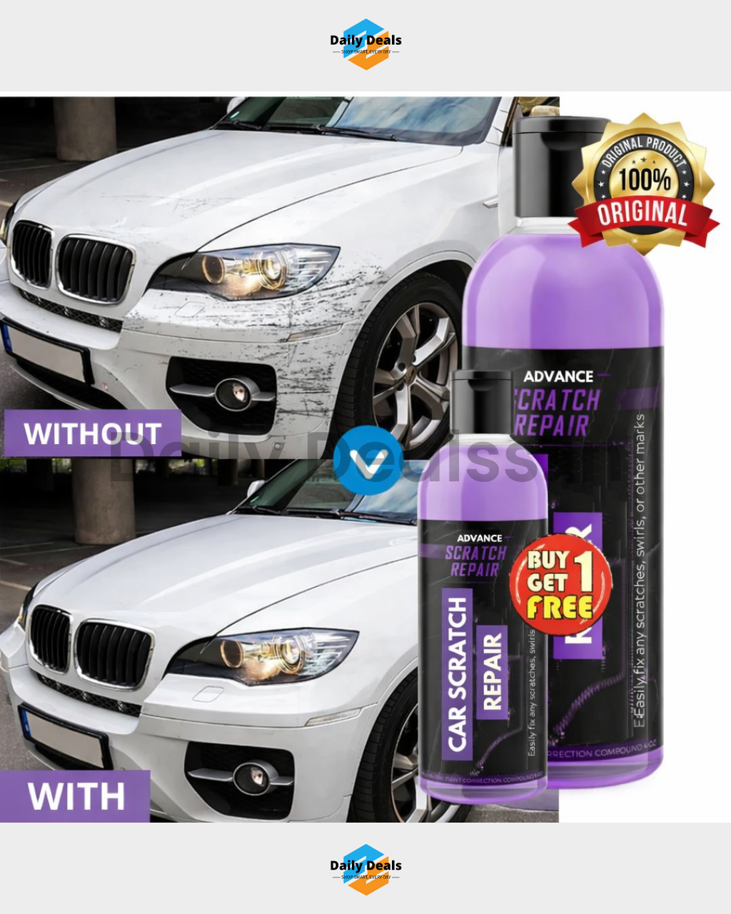 Advance Car Scratch Repair (Pack of 2)