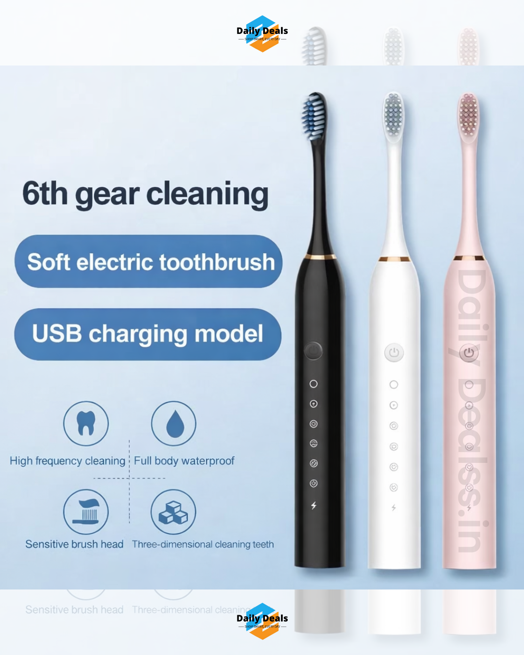 Electric Toothbrush, Teeth & Gums Care Toothbrushes Electric Toothbrush