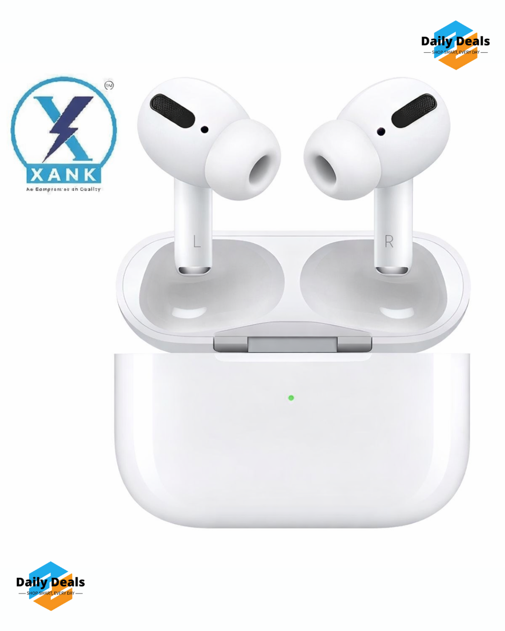 XANK Air-pods Pro with Wireless Charging Case with Sensor Enabled Bluetooth Headset (White, True Wireless)