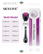 Derma Roller With 0.5 MM Titanium Microneedles  (Pack of 1 )