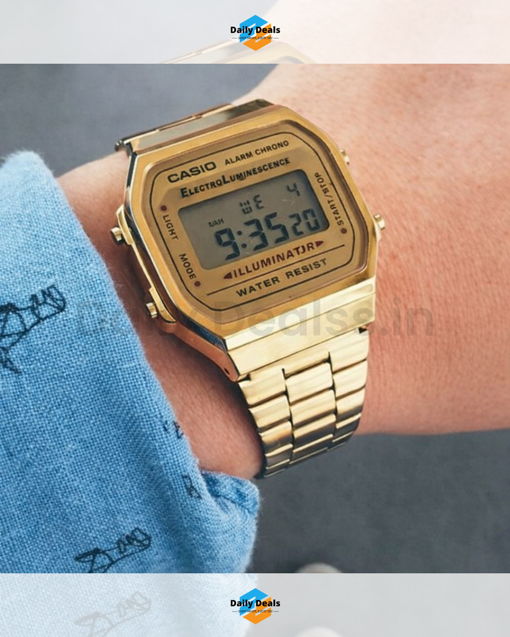 Casio Vintage Digital Gold Unisex Watch