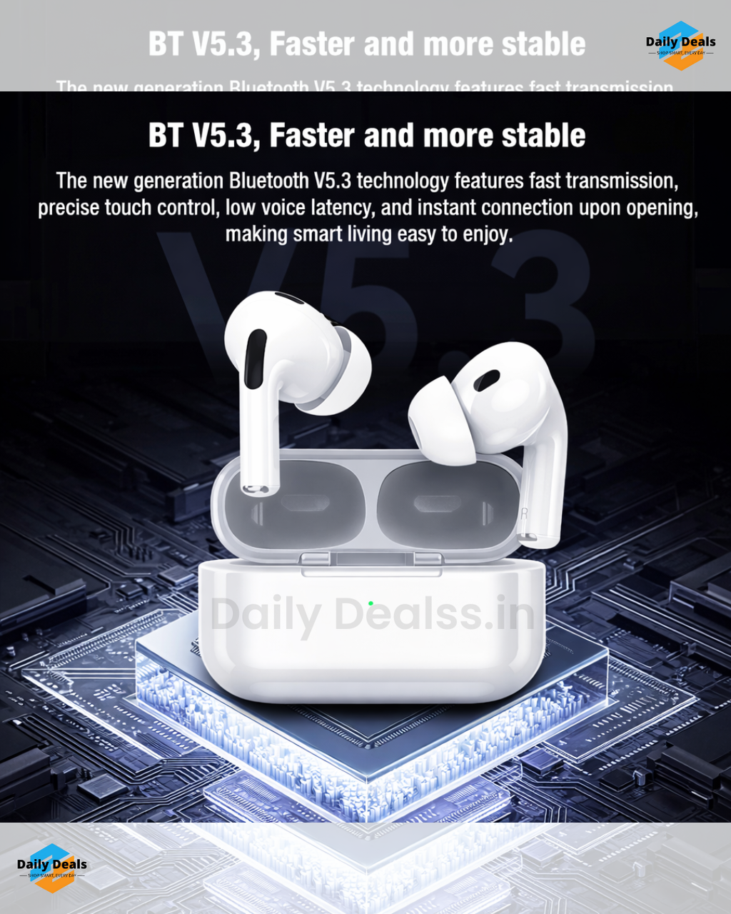 XANK Air-pods Pro with Wireless Charging Case with Sensor Enabled Bluetooth Headset (White, True Wireless)