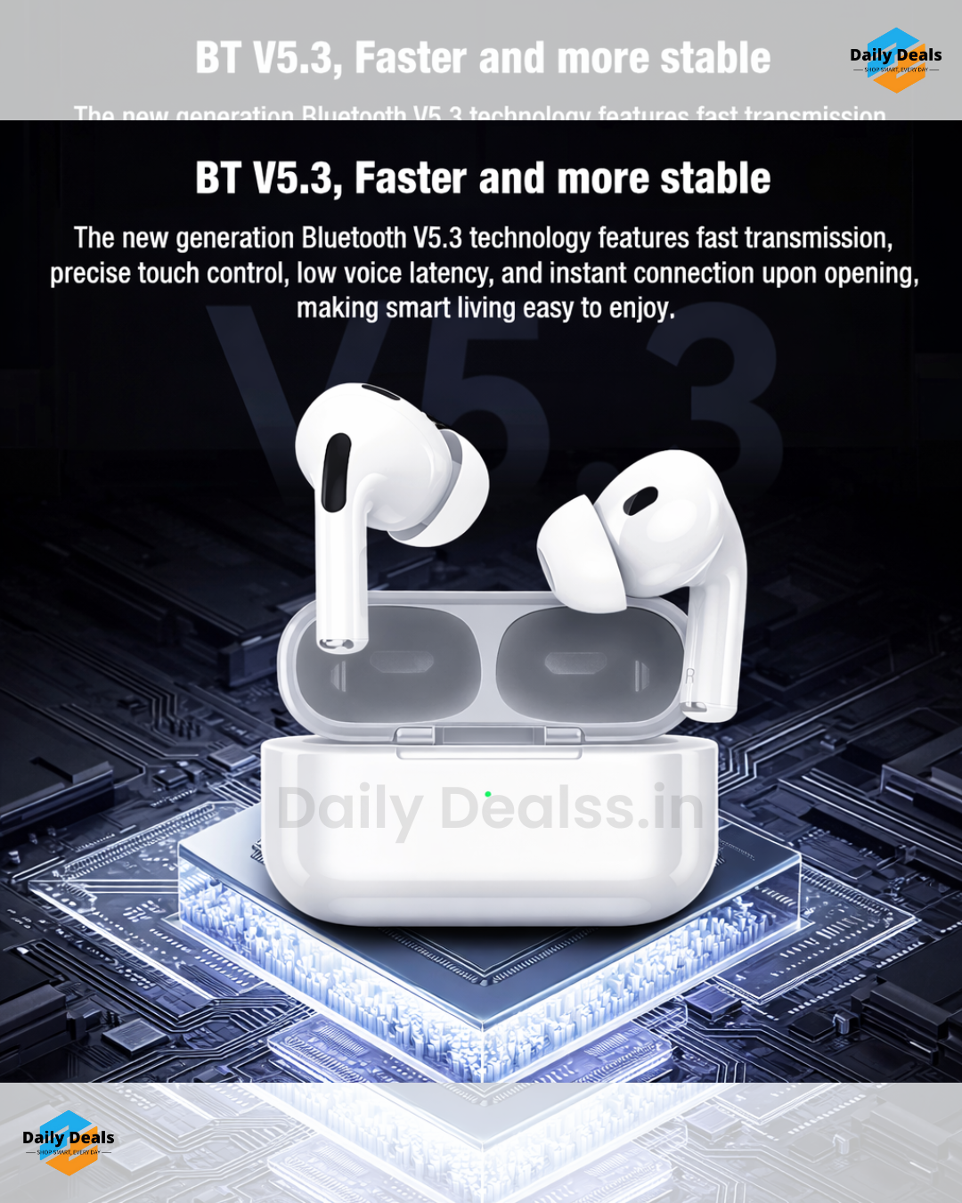 XANK Air-pods Pro with Wireless Charging Case with Sensor Enabled Bluetooth Headset (White, True Wireless)