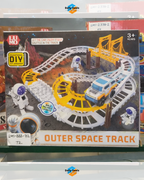 Astronaut Spaceship Track Set - Outer Space Toy Set for Kids