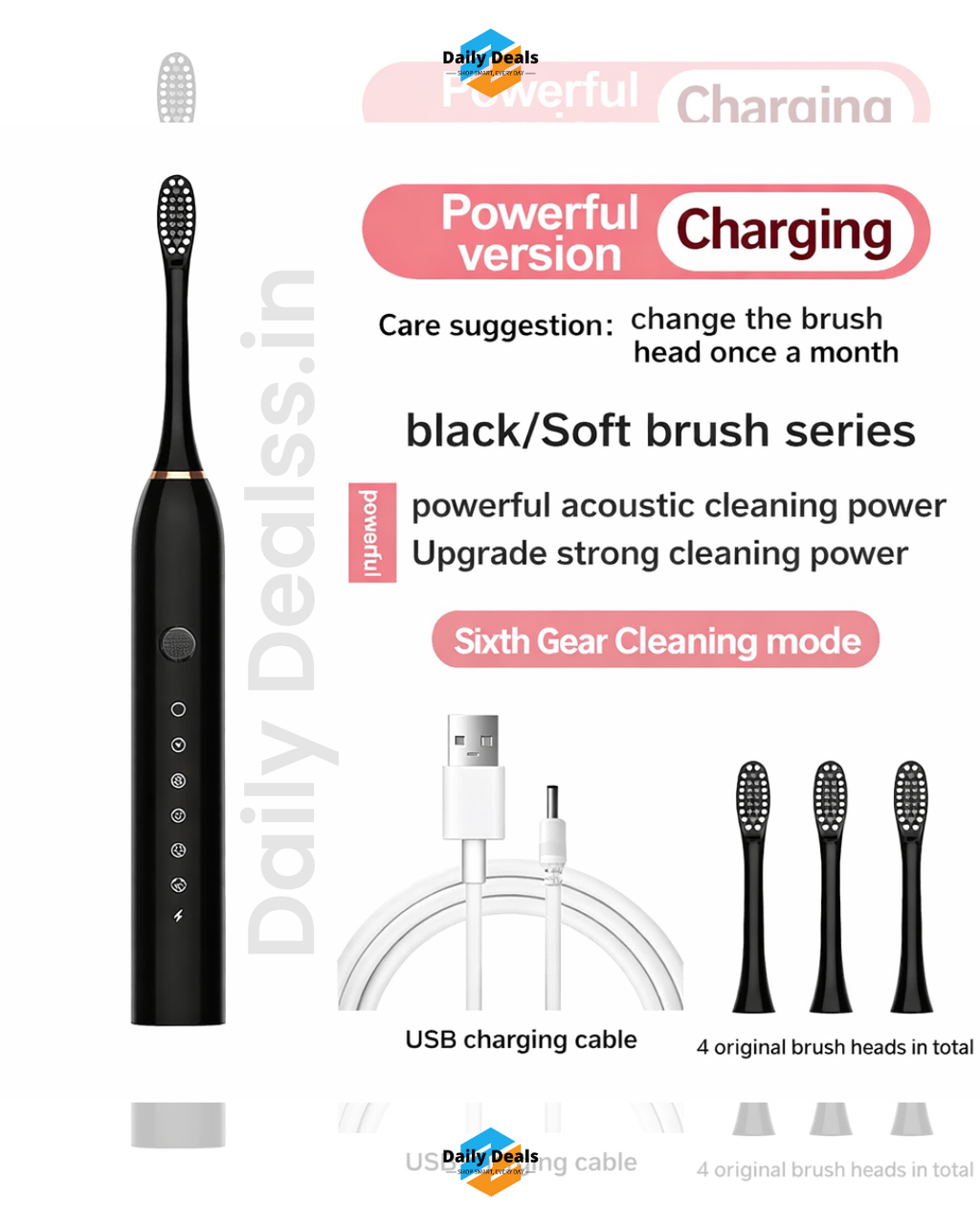 Electric Toothbrush, Teeth & Gums Care Toothbrushes Electric Toothbrush