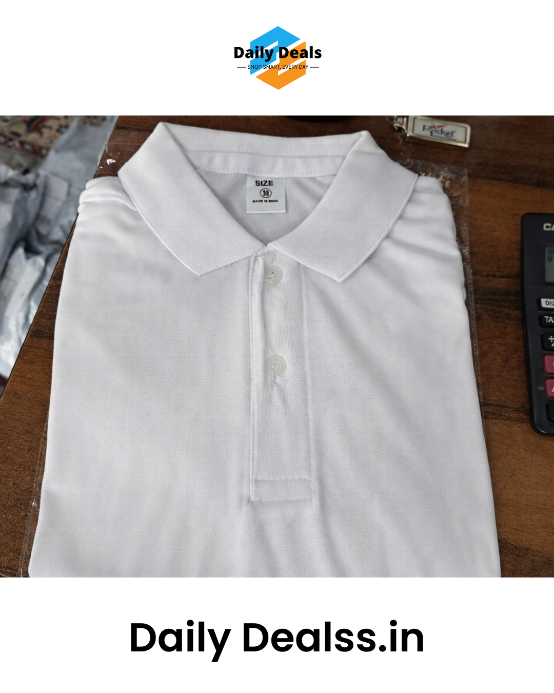 Matte Solid Half Sleeves Men's Polo T-Shirt