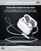 XANK Air-pods Pro with Wireless Charging Case with Sensor Enabled Bluetooth Headset (White, True Wireless)