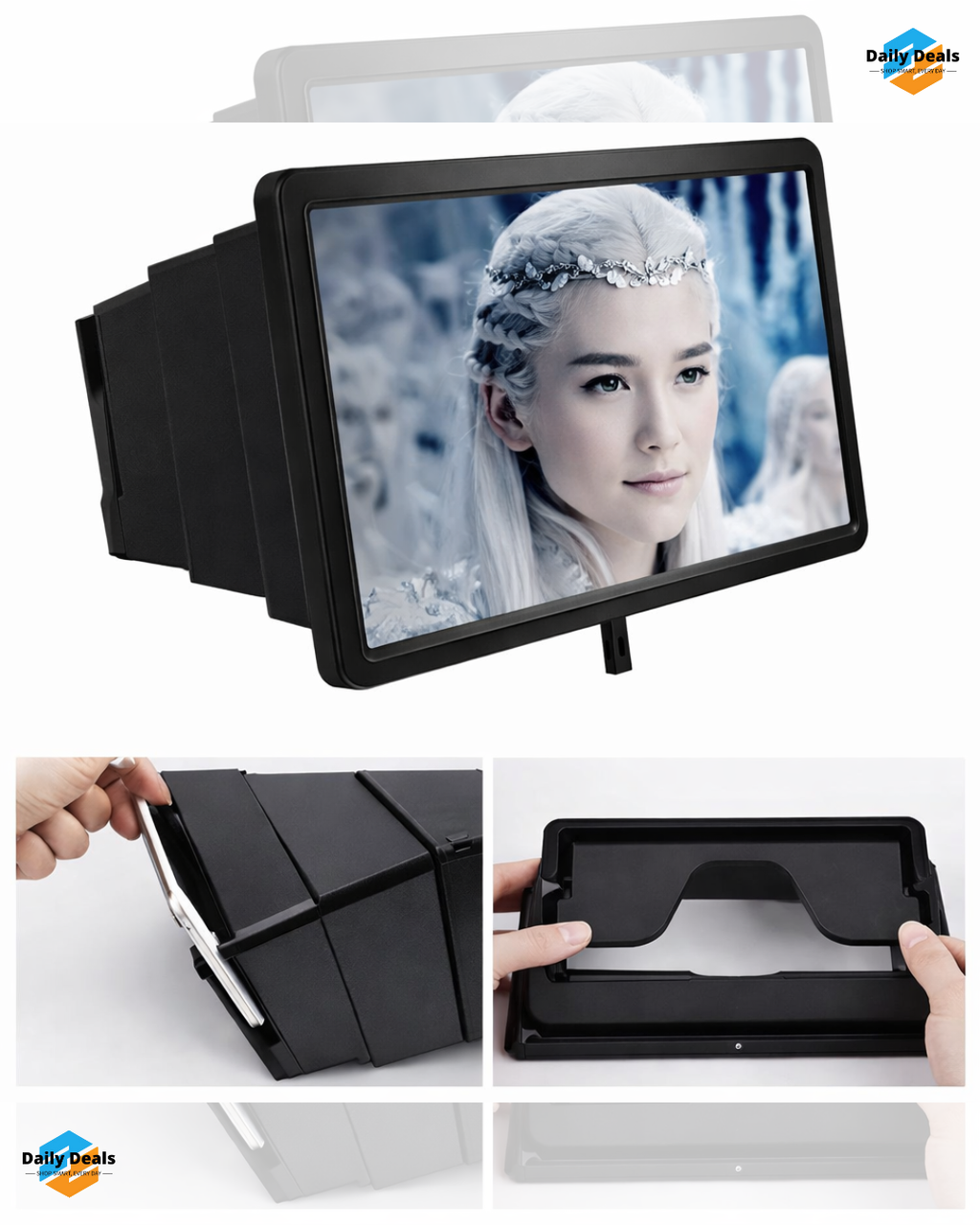 F2 3D Screen Amplifier Magnifying Glass Screen for All Smartphones