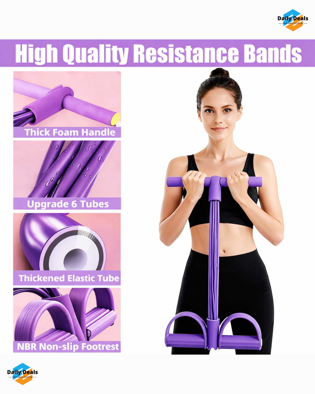 Yoga Pedal Puller Resistance Band Fitness Equipment