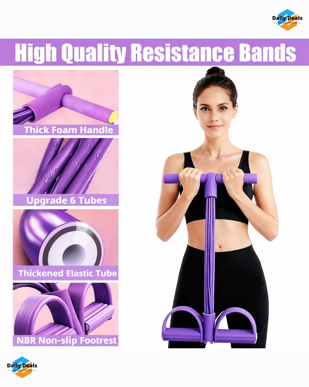 Yoga Pedal Puller Resistance Band Fitness Equipment