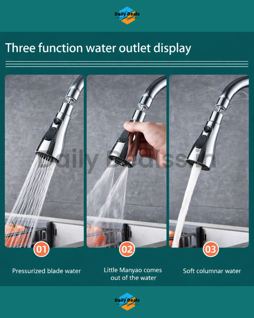 3 Modes Kitchen Sink Faucet
