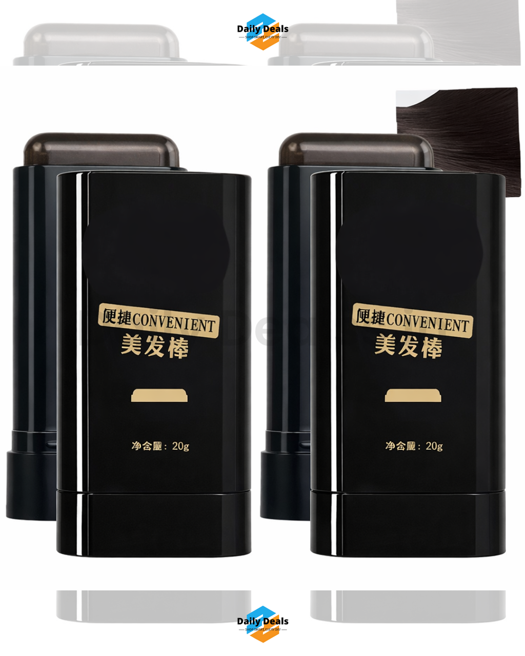 Covering White Hair is Simple and Convenient 20gm - Black