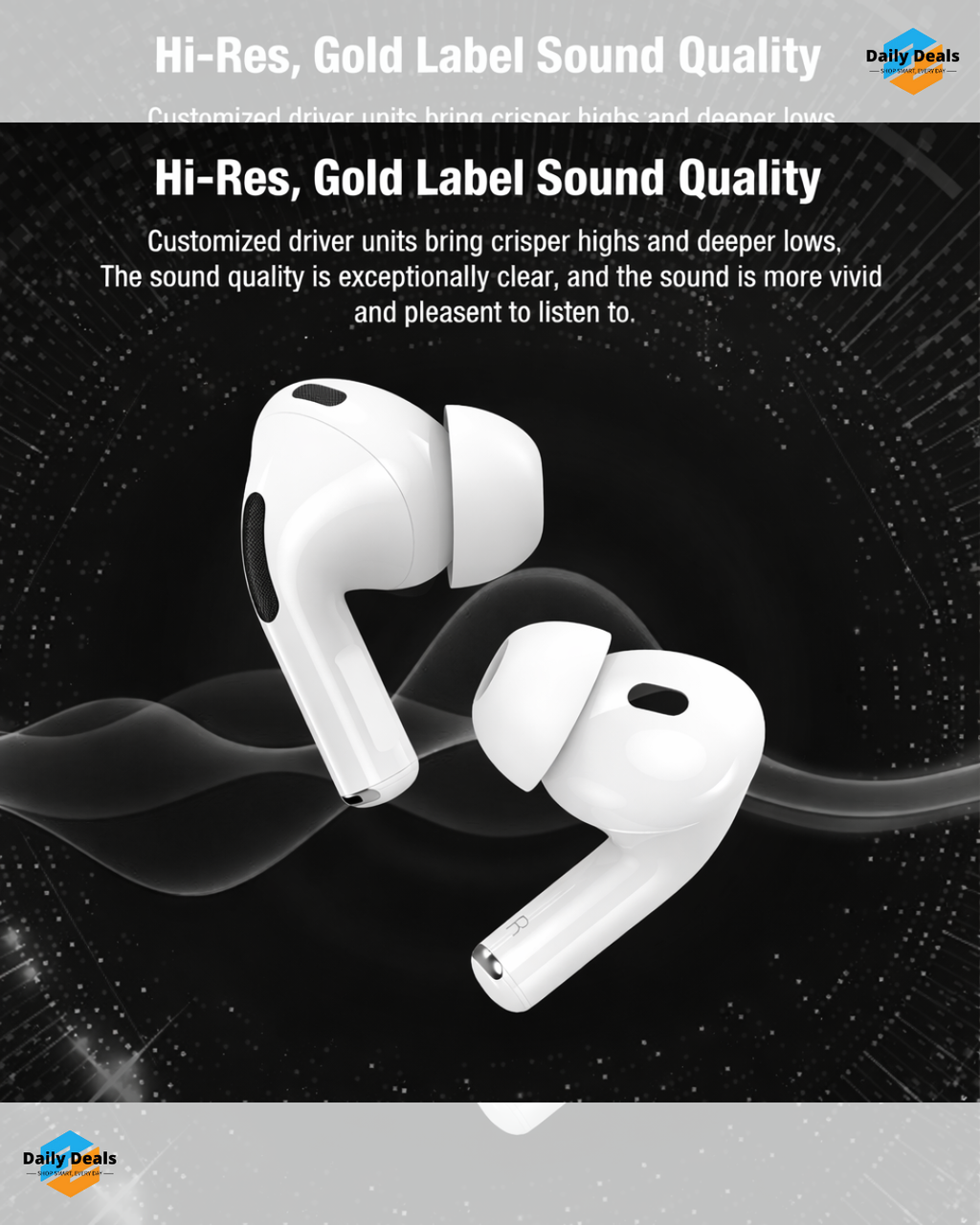 XANK Air-pods Pro with Wireless Charging Case with Sensor Enabled Bluetooth Headset (White, True Wireless)