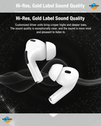 XANK Air-pods Pro with Wireless Charging Case with Sensor Enabled Bluetooth Headset (White, True Wireless)