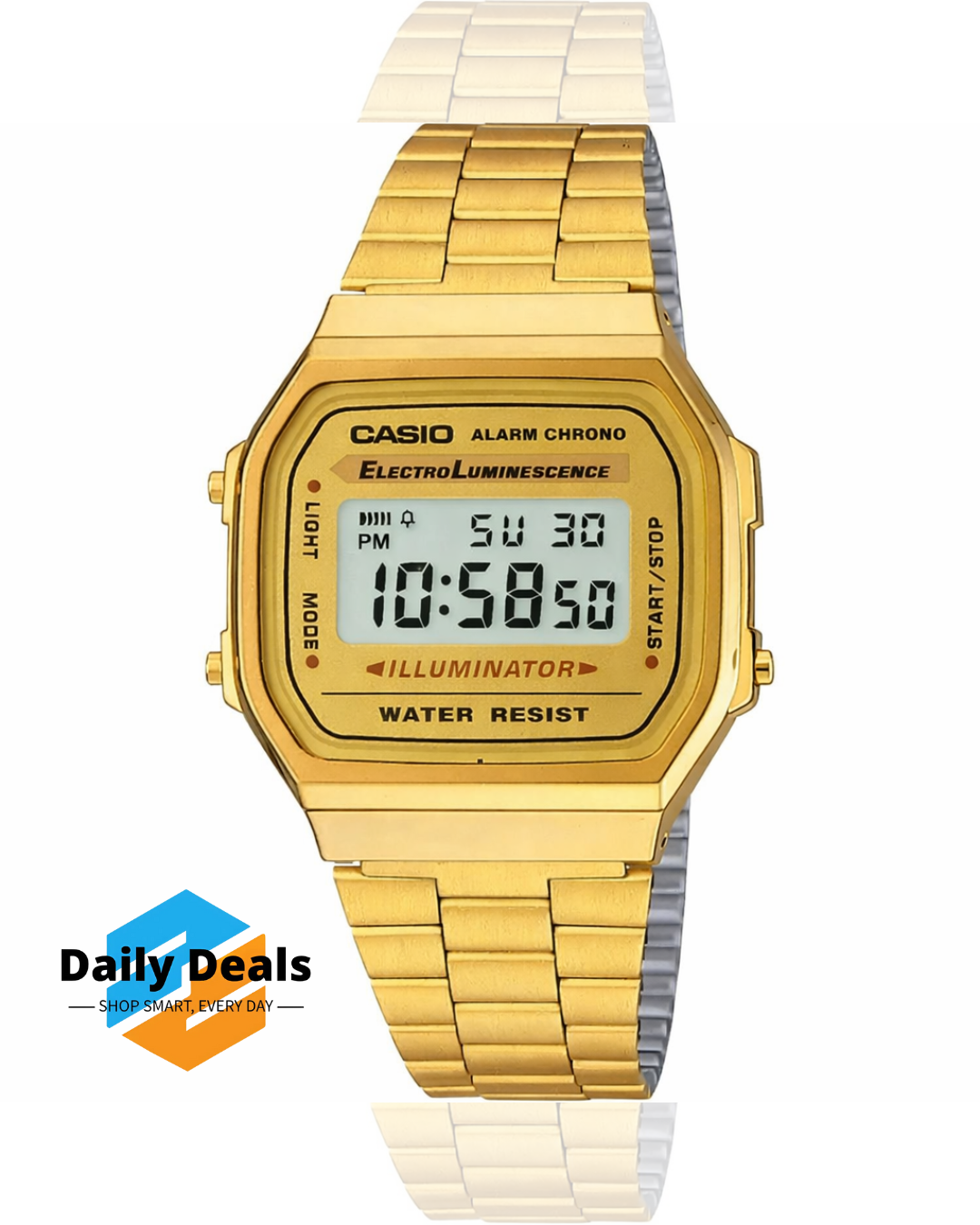 Casio Vintage Digital Gold Unisex Watch