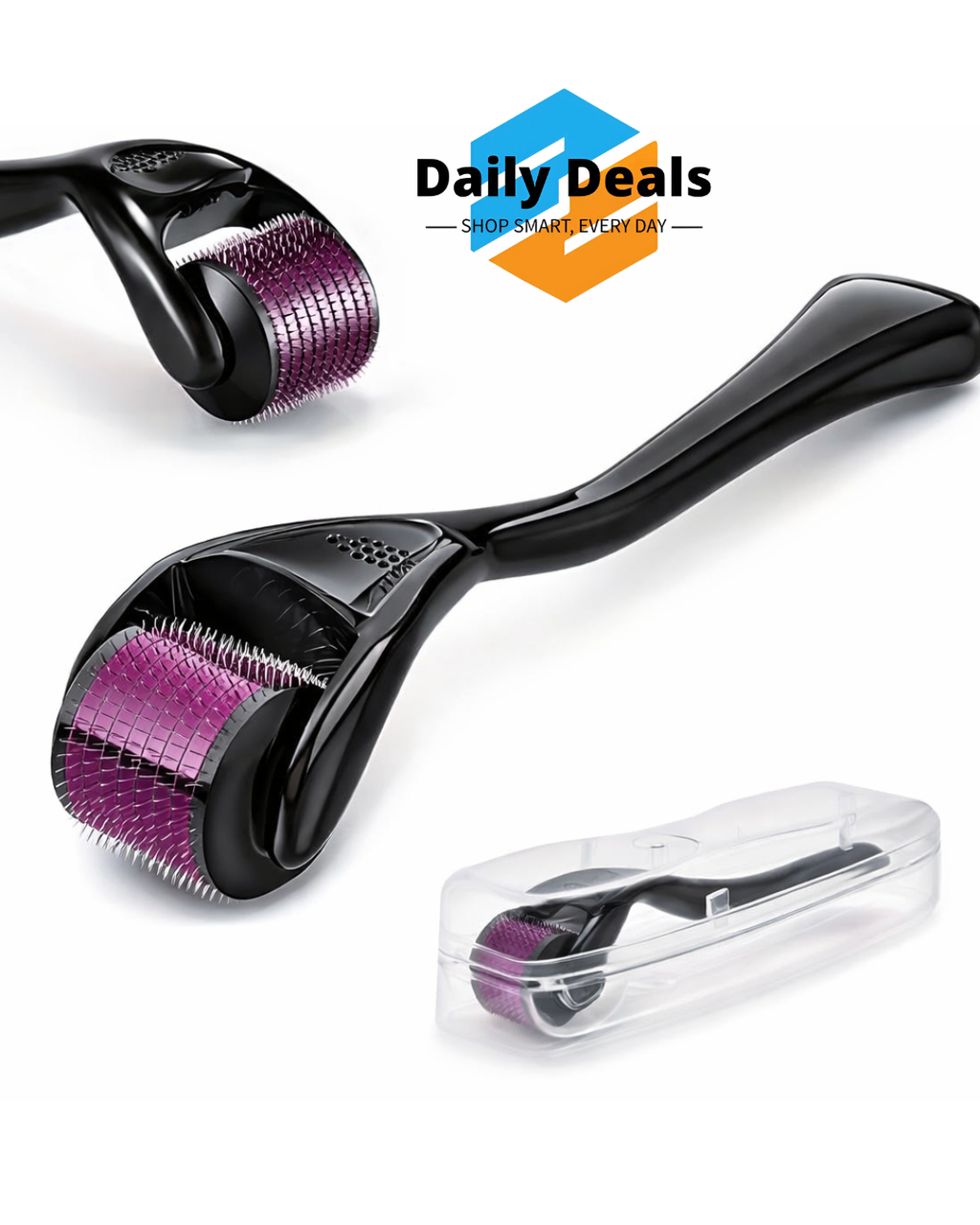 Derma Roller With 0.5 MM Titanium Microneedles  (Pack of 1 )