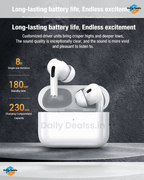 XANK Air-pods Pro with Wireless Charging Case with Sensor Enabled Bluetooth Headset (White, True Wireless)