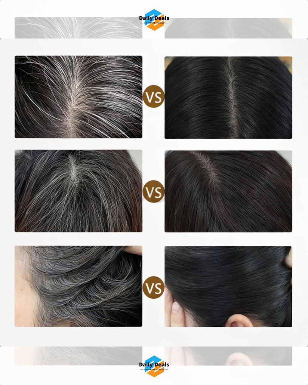 Covering White Hair is Simple and Convenient 20gm - Black
