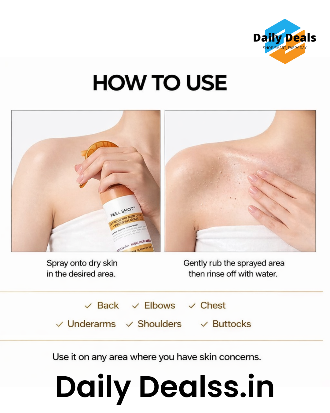 Exfoliating Kojic Acid Turmeric Spray 400ml (Pack of 2)