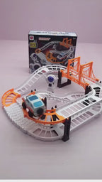 Astronaut Spaceship Track Set - Outer Space Toy Set for Kids
