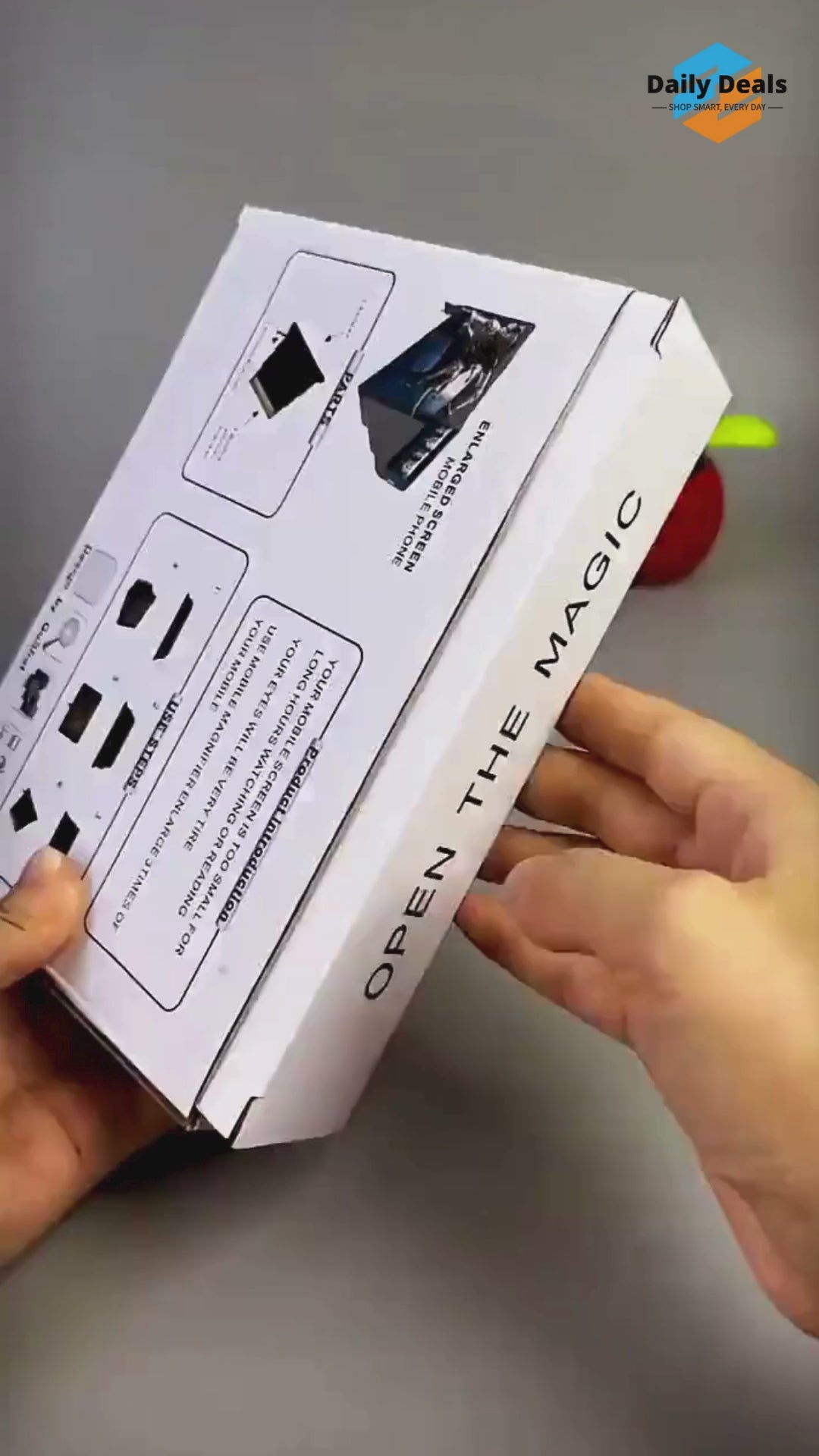 F2 3D Screen Amplifier Magnifying Glass Screen for All Smartphones